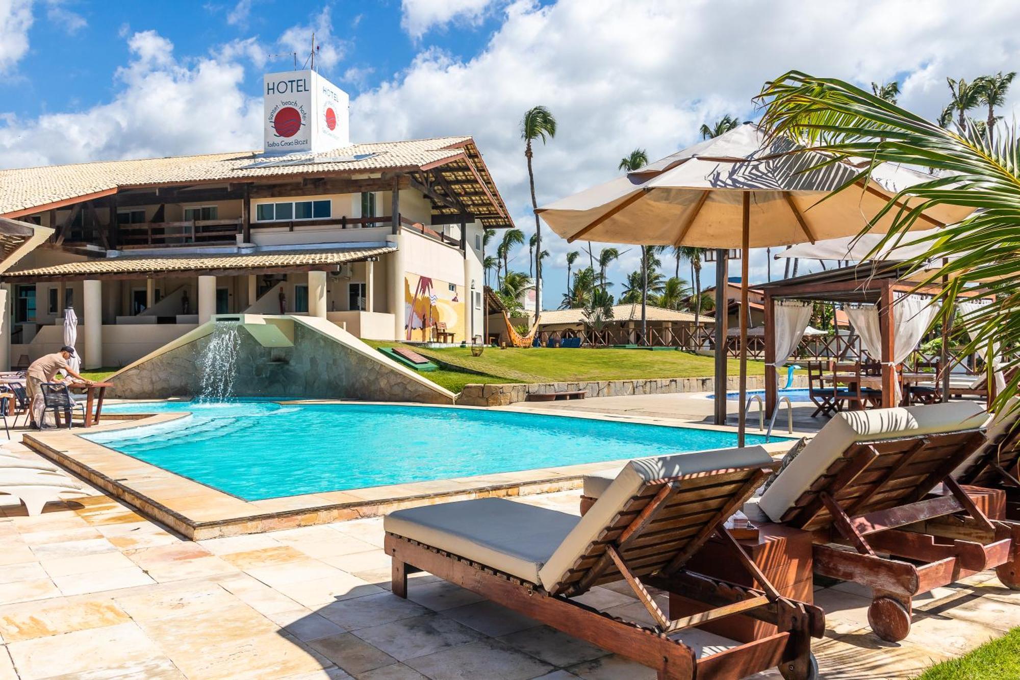 Sunset Beach Hotel Taiba Ngoại thất bức ảnh